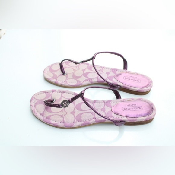 Coach signature logo sandals - Picture 11 of 12
